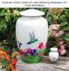 Peaceful Hummingbird Adult Cremation Urn