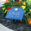 Personalized Our Kitty Cat Paw Pet Memorial Lawn and Garden Marker - 15 Colors