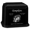 Photo Companion Cremation Urn in Black Granite