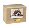 Small Photo Maple Wood Pet Urn