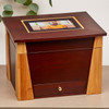 Craftsman Photo MDF Wood Memory Chest Cremation Urn