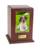 Small Photo Tower Walnut Wood Pet Urn