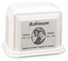 Photo White Granite Companion Cremation Urn