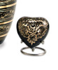 Radiance Heart Brass Keepsake Cremation Urn