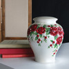 Red Roses Hand Painted Ceramic Cremation Urn