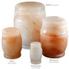 Athena Rock Salt Medium Biodegradable Cremation Urn