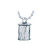 Sand Dune Sterling Silver Cremation Jewelry Pendant Necklace