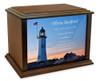 Scituate Harbor Lighthouse Eternal Reflections Wood Cremation Urn