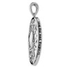 Sending You My Love Antiqued Sterling Silver Memorial Jewelry Pendant