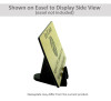Silver Flag Case Personalized Nameplate - Square Corners - 5 x 1-1/2