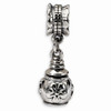 Silver Reflections Sterling Silver Cremation Jewelry Dangle Bead Charm