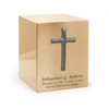 Cross Bronze Cremation Urn