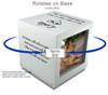 Large Rotating Photo Cube Pet Urn in 3 Color Choices