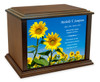 Sunflowers Eternal Reflections Wood Cremation Urn