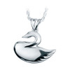 Swan Sterling Silver Cremation Jewelry Pendant Necklace