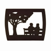 Together in the Park Modern Companion Wood Cremation Urn