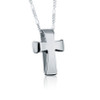 Traditional Cross Sterling Silver Cremation Jewelry Pendant Necklace