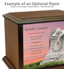 West Quoddy Head Light Eternal Reflections Wood Cremation Urn