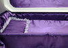 18 Inch White with Purple Deluxe Pet Casket for Cat Dog Or Other Pet