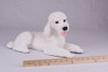 White Standard Poodle Hollow Figurine Urn - 2767