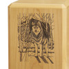 Wolf Classic Maple Wood Cremation Urn