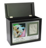 Pet Memorial Box Picture Frame with Paw Print Mold Kit - 3 Colors