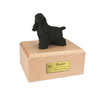 Black Cocker Spaniel Dog Urn - 057