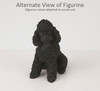 Black Sport Cut Poodle Dog Urn - 815