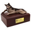 Black White Husky Dog Urn - 1602