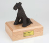 Bronze Airedale Dog Urn - 405