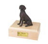 Bronze Weimaraner Dog Urn - 462