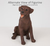 Chocolate Labrador Dog Urn - 147