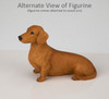 Red Brown Dachshund Dog Urn - 075