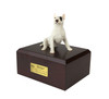 White Bull Terrier Dog Urn - 042