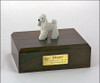 White Poodle Dog Urn - 1893