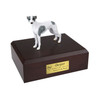 White With Spots Whippet Dog Urn - 899