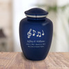 Music Notes Cremation Urn