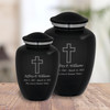 Mitered Cross Cremation Urn