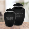 Engraved Text Cremation Urn