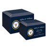 Navy Color Emblem Stonewood Cremation Urn