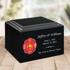 Firefighter Color Emblem Stonewood Cremation Urn