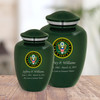 Army Color Emblem Cremation Urn