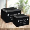 Paw Prints Pet Stonewood Cremation Urn