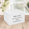 Personalized Baby Infant or Child Stonewood Cremation Urn