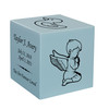 Angel Boy Baby Infant Child Stonewood Cube Cremation Urn