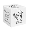 Angel Girl Baby Infant Child Stonewood Cube Cremation Urn