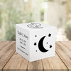 Moon and Stars Baby Infant Child Stonewood Cube Cremation Urn