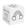 Rainbow Baby Infant Child Stonewood Cube Cremation Urn