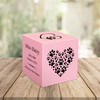 Paw Heart Pet Stonewood Cube Cremation Urn