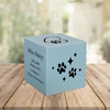 Sparkle Paws Pet Stonewood Cube Cremation Urn